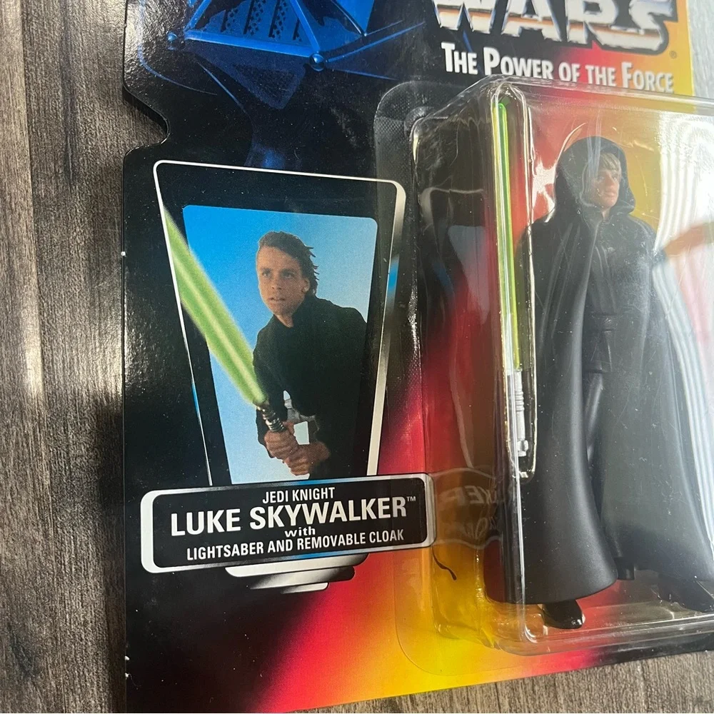 1996 Star Wars Luke Skywalker Jedi Knight with Green Lightsaber NEW in Box
